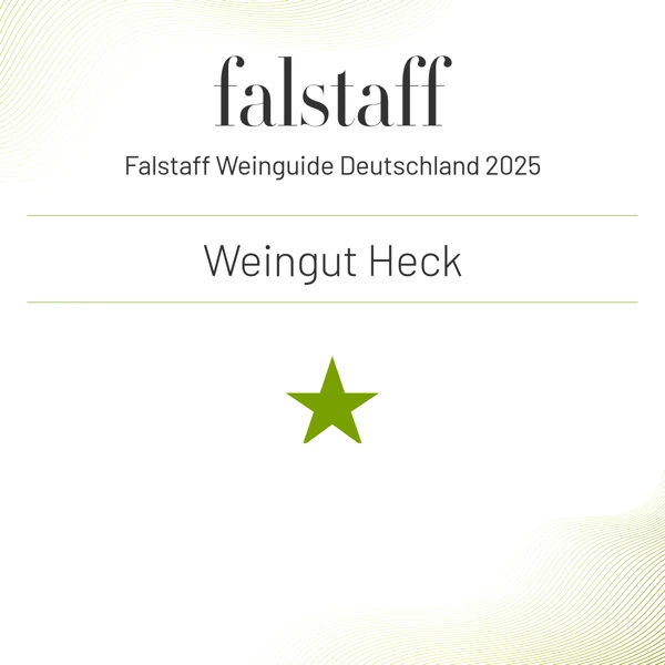Falstaff Weinguide Deutschland 2025: Weingut Heck, ein Stern